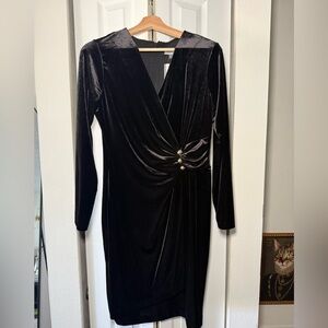 Marc New York Black Long Sleeve Dress